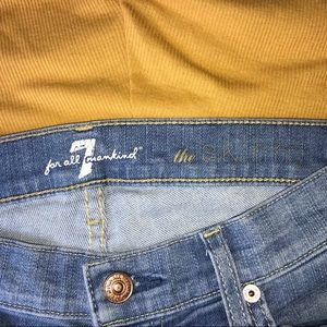 Light blue low rise jeans